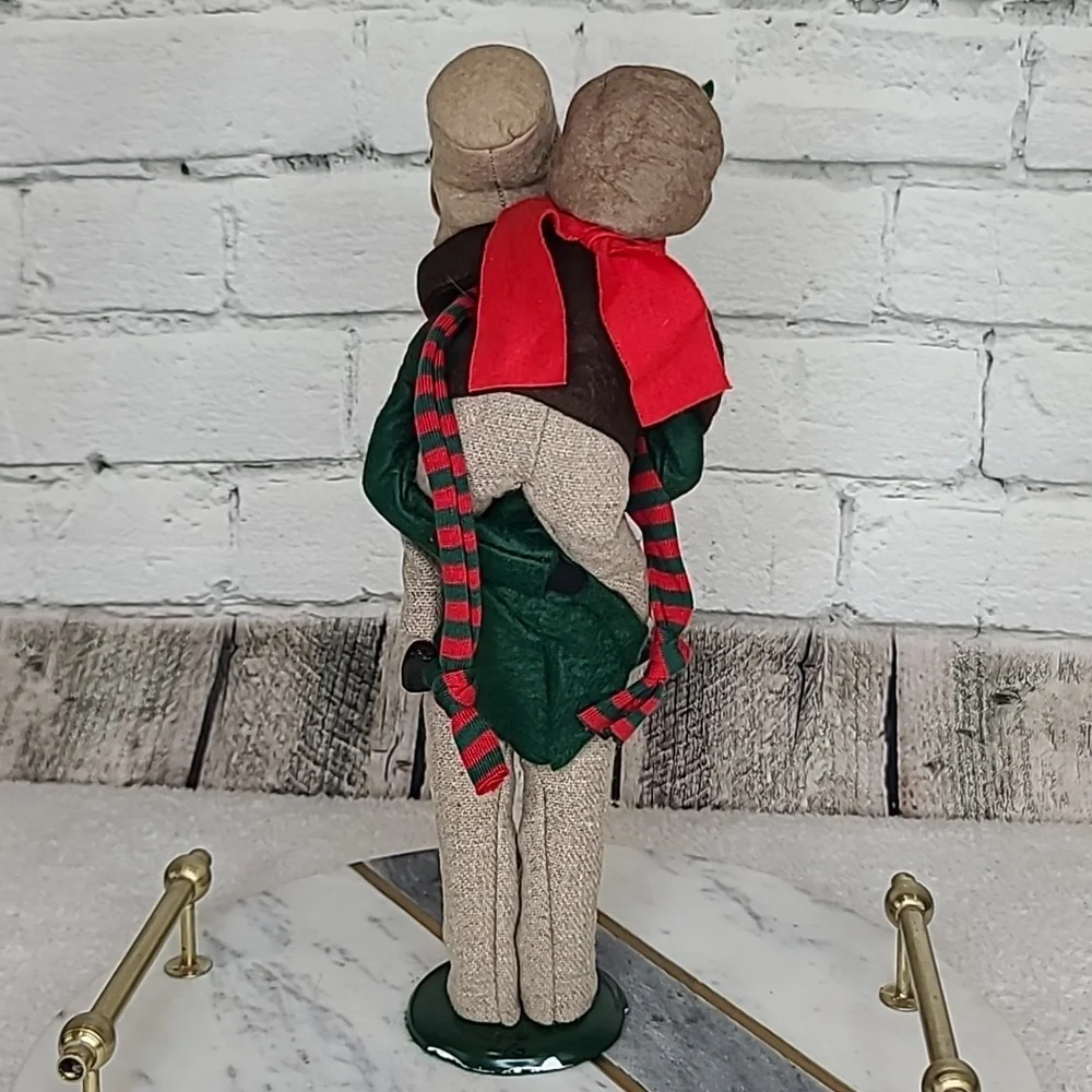 Byers' Choice Caroler '91 & '93 Bob Cratchit/Tiny Tim From 
